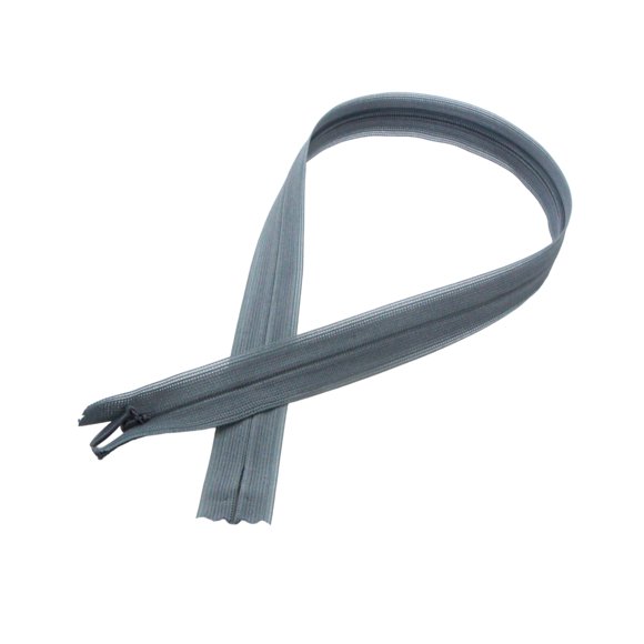 UNIQUE CREATIV Invisible Closed-End fermeture éclair - 55 cm (22 in), Rail