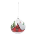 thumbnail image 2 of Melrose Barn Glittered Glass Christmas Ball Ornaments - 4.5" (110mm) - Multi-Color - 12ct, 2 of 4