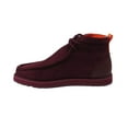 thumbnail image 5 of Men's TAYNO Wallabee Style Chukka Boots Soft Micro Suede MOJAVE S Wine, 5 of 11
