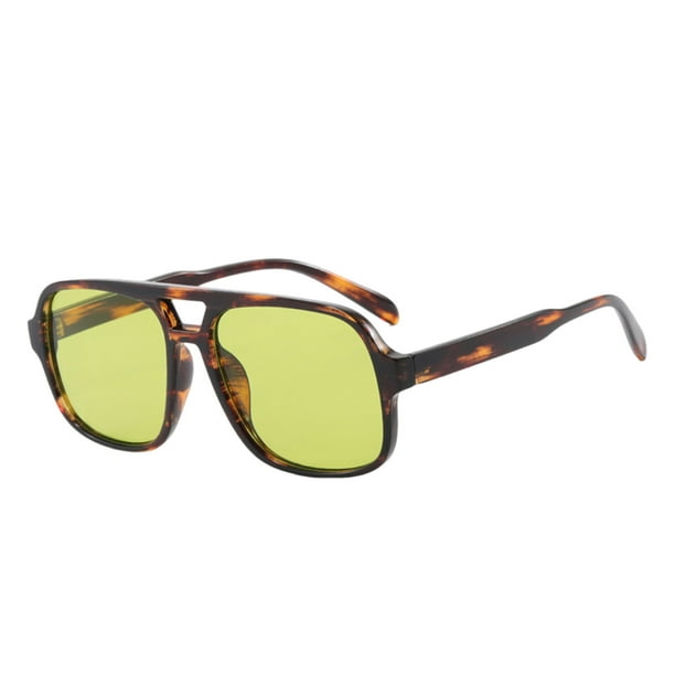Gafas de sol retro para mujer y hombre Gafas de sol clásicas cuadradas de los años 70