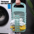 thumbnail image 4 of sunsanly Foldable Dirty Clothes Basket Wall-Mounted Laundry Hamper Large Capacity Hollow Design Dirty Clothes Hamper Organizer, 4 of 8