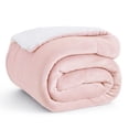 thumbnail image 1 of Manta de forro polar Sherpa Bedsure, tamaño doble, rosa, 150 x 200 cm, 1 of 6