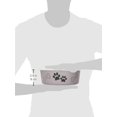 thumbnail image 3 of Loving Pets Bol Métallique Bella, Extra Large, Raisin, 3 of 3