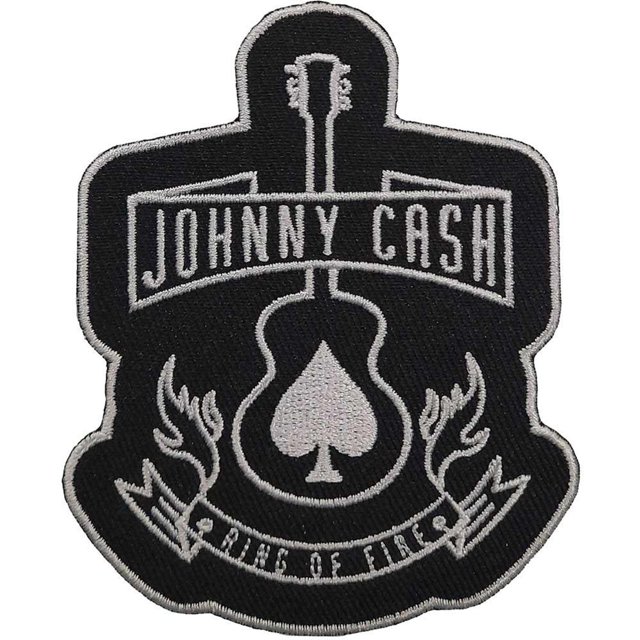 Johnny Cash Écusson de Guitare