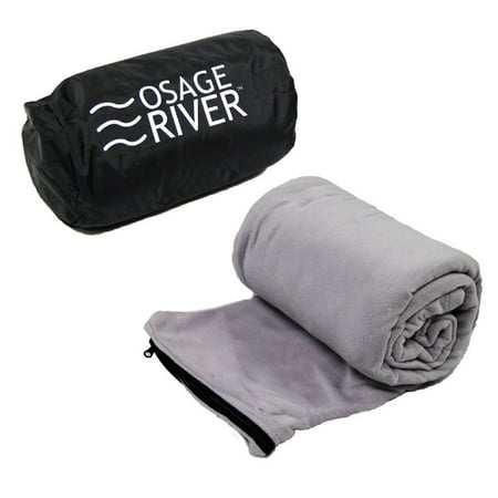 Osage River Microfiber Fleece Sleeping Bag Liner - (Best Sleeping Bag Liner For Warmth)