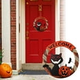 thumbnail image 1 of ZZwxWA Reduced Price Halloween Pumpkin Hanging Sign Front Door Welcome Sign Halloween Front Door Decorations Halloween Door Sign Pumpkin Wall Decor Wall Sign Plaque For Halloween, 1 of 2