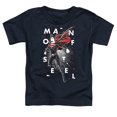thumbnail image 2 of Superman Man of Steel Poster Kids T Shirt (4) for Toddler Boys and Girls, Navy, 2 of 4
