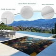 thumbnail image 4 of Fsddascl Turtle Outdoor Rug for Patio/Deck/Porch, Non-Slip Large Area Rug 5 x 8 Ft, Ocean Coral Sea Fish Modern Summer Animal Indoor Outdoor Rugs Washable Area Rugs, Reversible Camping Rug Carpet, 4 of 5