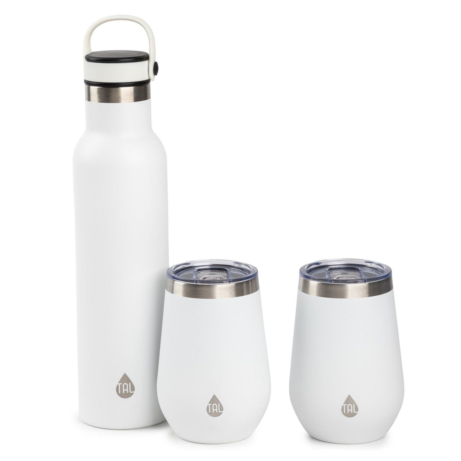 TAL Stainless Steel Merlot & Wine Tumbler, 3 Piece Set