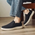 thumbnail image 4 of Willtoo Men's Slip On Walking Shoes Breathable Knit Casual Sneakers Comfortable Laceless Mesh Loafers, 4 of 5