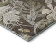 thumbnail image 3 of Addison Rugs Mayfield Premium Machine Washable Transitional Floral Brown Rectangle Rug, 9' X 12' Machine Washable Transitional Floral Brown Oversized Sherpa Throw Blanket, 3 of 7