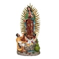 thumbnail image 2 of Our Lady of Guadalupe with Juan Diego Statue | Virgen de Guadalupe con Juan Diego | 8, 12 inches | High-Quality Resin Craft (Sx8"inches), 2 of 6