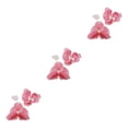 thumbnail image 3 of Decodeary 50 Pcs Têtes d'Orchidées Artificielles Réalistes avec Rayures Rose Profond Longue Durée 3 Ensembles, 3 of 6