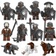 thumbnail image 1 of BlockCraftsman 11 Figuras de Soldados Orcos | Lobo de Guerra de LOTR | Decoración de Escritorio Antigua y Regalos para Fans de la Historia, 1 of 10