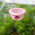 thumbnail image 4 of Floating Betta Hammock & Shrimp Shelter,3D Printed Aquarium Feeding Ring and Nano Aquarium Resting Shelter for Aquatic Animals Provide Safe Resting Spot,Pink, 4 of 7