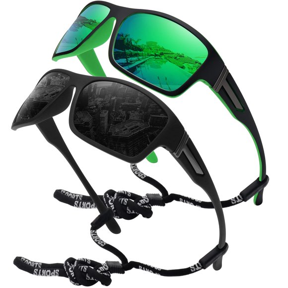 Gafas Deportivas Polarizadas STORYCOAST irrompibles Paquete de 2