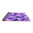 thumbnail image 2 of Ahgly Company Indoor Square Abstract Purple Modern Area Rugs, 7' Square, 2 of 4