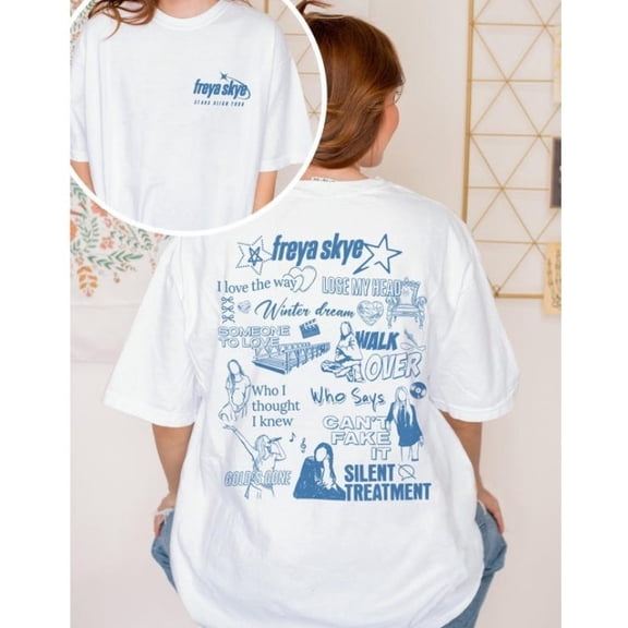 Freya Skye Merch Shirt Unisex Tops Vintage Tee Jersey Outdoor Tee Fashion y2k Top