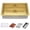 PVD Gold, variant on HIGOLD 30 inch Workstation Kitchen Sink with Cutting board, Undermount Sink Stainless Steel Nano Sink with Accessories, Rose Gold 30"×18"×9"