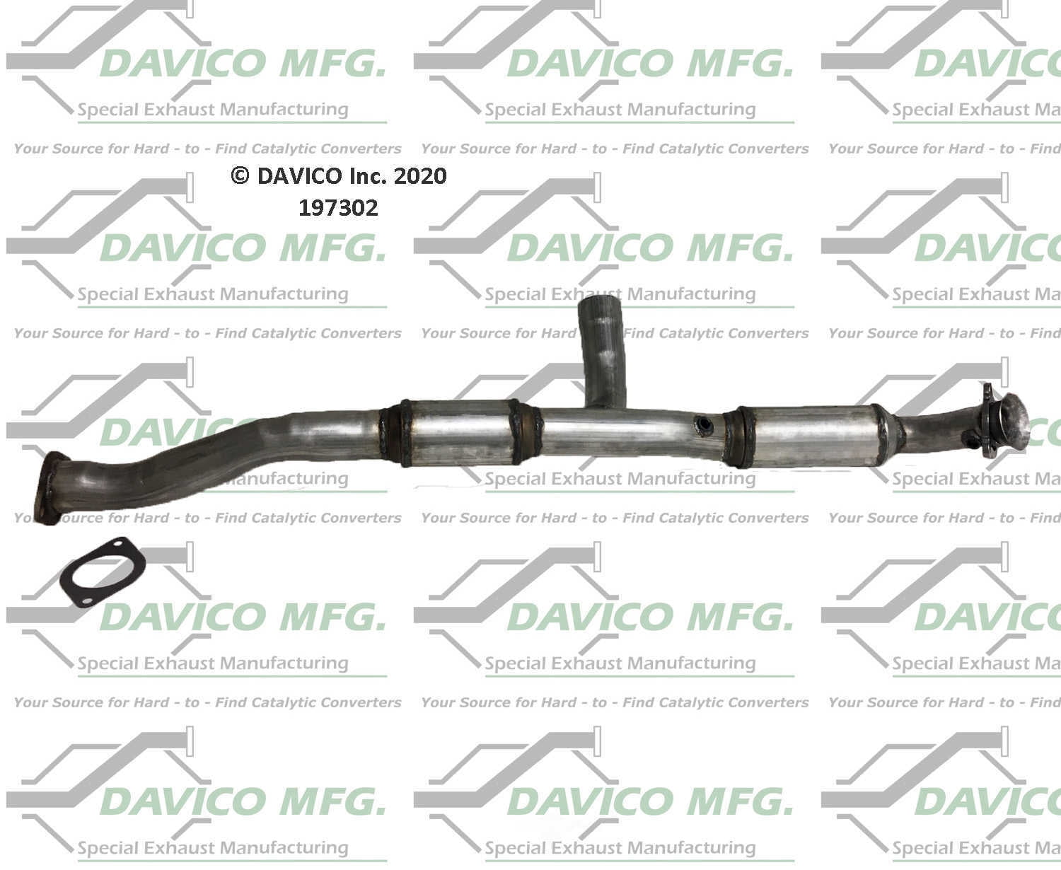 Davico Mfg 197302 Direct-Fit Catalytic Converter