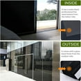 thumbnail image 4 of VELIMAX Static Cling Total Blackout Window Film  Black Window Cover, 4 of 7