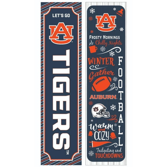 Auburn Tigers 47" Double Sided Winter Leaner Fan Sign