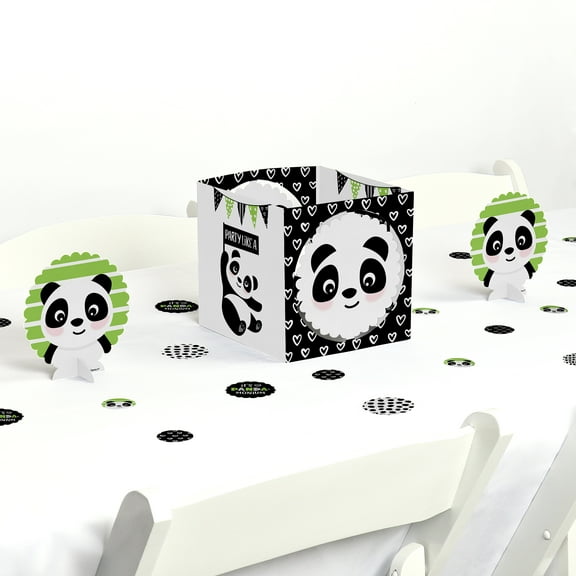 Party Like a Panda Bear - Baby Shower or Birthday Party Centerpiece & Table Decoration Kit