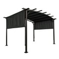 thumbnail image 5 of Only Choice 12' x 9' Outdoor Patio Retractable Canopy Steel Pergola with Adjustable Shade,Gray, 5 of 8