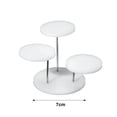 thumbnail image 6 of ZenCart Desktop Jewelry Rack 3-tiers 360 Degree Rotation Watch Glasses Necklace Display Holder Jewelry Stand Room Decor Retail Bracelet Organizer, 6 of 8