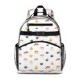 thumbnail image 1 of Sushi Party Themed Student Backpack Featuring Cartoon Sushi Rice and Fish Designs Durable and Water-Resistant Book Bag Comfortable with Padded Shoulder Straps, 1 of 6