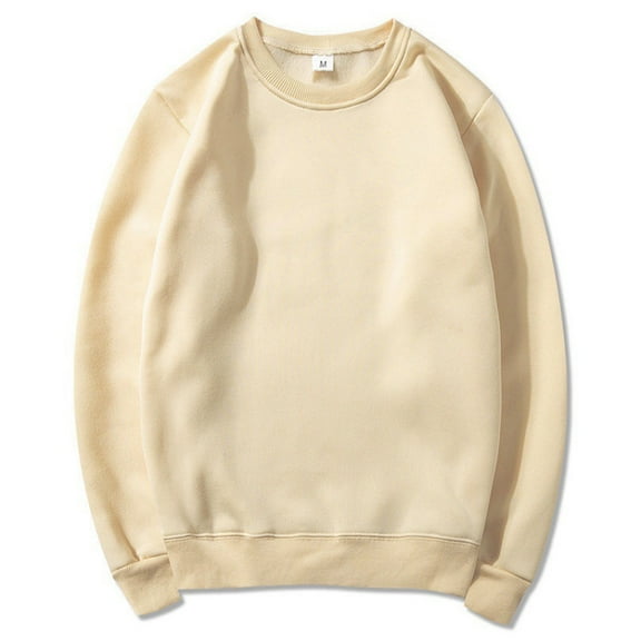 Crewneck Sweatshirts for Men Long Sleeve Fall Lightweight Loose Fit No Hood Pullover Workout Tops