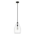 thumbnail image 2 of Hunter - Dunshire 1-light Noble Bronze, Small Pendant Light, Dimmable, Casual Style, Bell Shaped, for Bedrooms, Dining, Living Rooms - 19651, 2 of 7