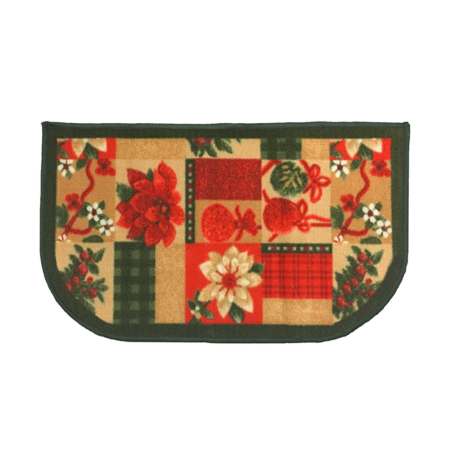 Christmas Slice Kitchen Rug, Christmas Gift 18"x30", DShape