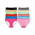 thumbnail image 5 of Angelina Cotton Bikini Panties with Striped Back Pattern (12-Pack), 5 of 6