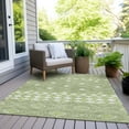 thumbnail image 6 of Addison Rugs Chantille Indoor/Outdoor Transitional Diamonds Aloe Washable Rectangle Rug, 8' x 10', 6 of 6