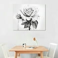 thumbnail image 2 of COMIO  Rose Wall Art for Bedroom Tan Canvas Wall Art Cream Rose Pictures for Living Room Home Decor Flower Painting Couples Bedroom Bathroom Accessories Modern Artwork, 2 of 4