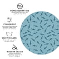 thumbnail image 3 of Zufioo Cute Shark Print Leather Coaster Set, Decorative PVC Coasters 4-pack - Scald and Stain-resistant, Suitable for Home, Cafes, Restaurants-Round Shape, 3 of 6