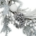 thumbnail image 7 of Northlight Flocked Berries and Pinecones Artificial Pine Christmas Wreath - 26" - Unlit, 7 of 7
