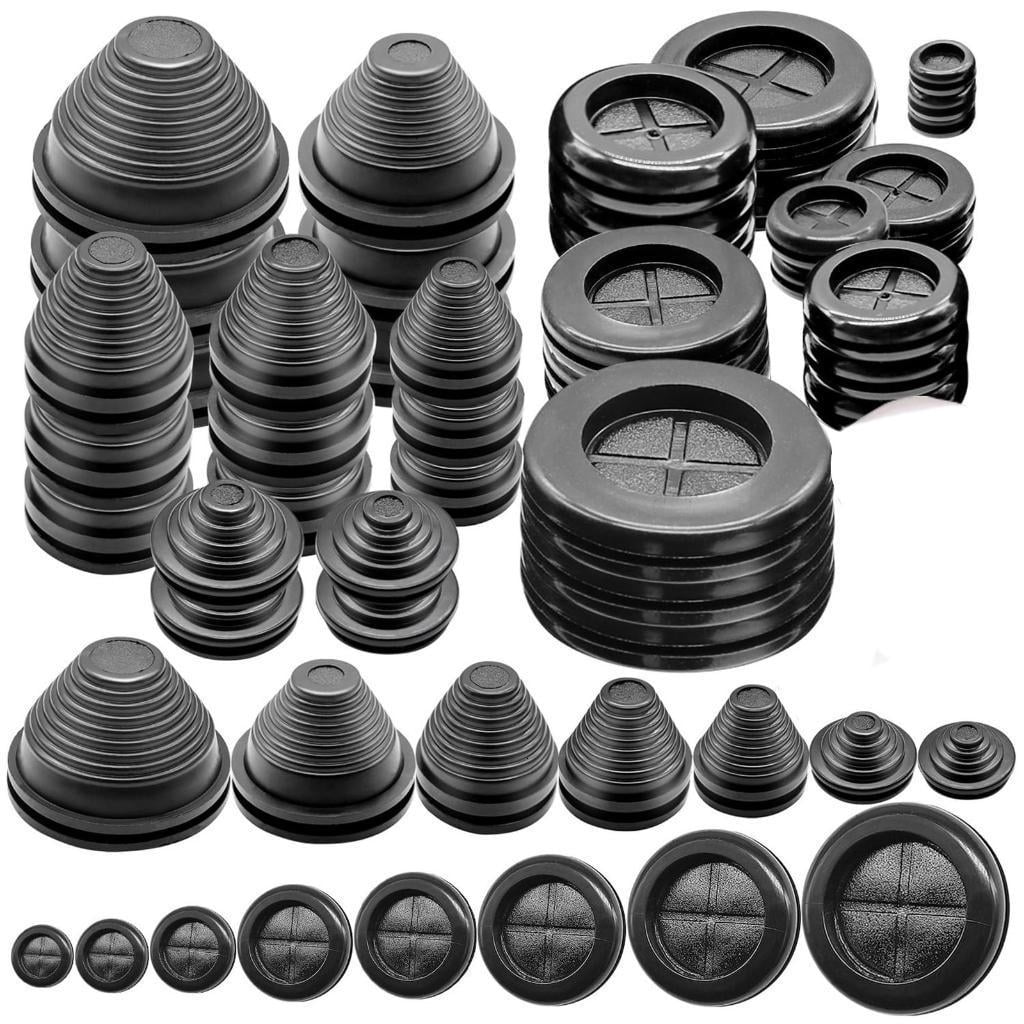 30Pcs Rubber Grommets Kits Closed Rubber Grommets Rubber Wire Hole Plugs Easy To Use Firewalls Closed Hole Pl