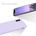 thumbnail image 4 of Compatible with iPhone X Case,Ultra Slim Fit iPhone Xs Case Liquid Silicone Cover with Full Body Protection Anti-Scratch Shockproof Bumper,Soft Microfiber Lining 5.8 inch, (Cloud Mauve), 4 of 5