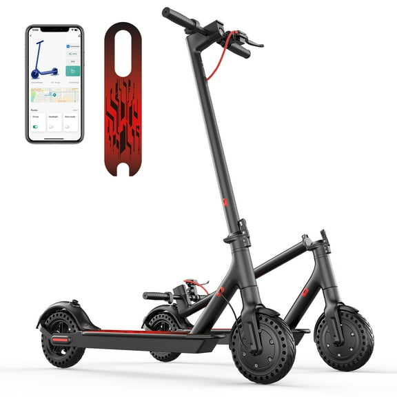 ASKGO S5 Electric Scooter Adults, 8.5" Tires, 19mph 21Miles Range, 350W Motor, Folding Commuter E Scooter with APP Control, UL-2272 Certified