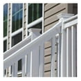 TTop Stair Rail Kit White with Square Balusters (8 ft. x 36 in
