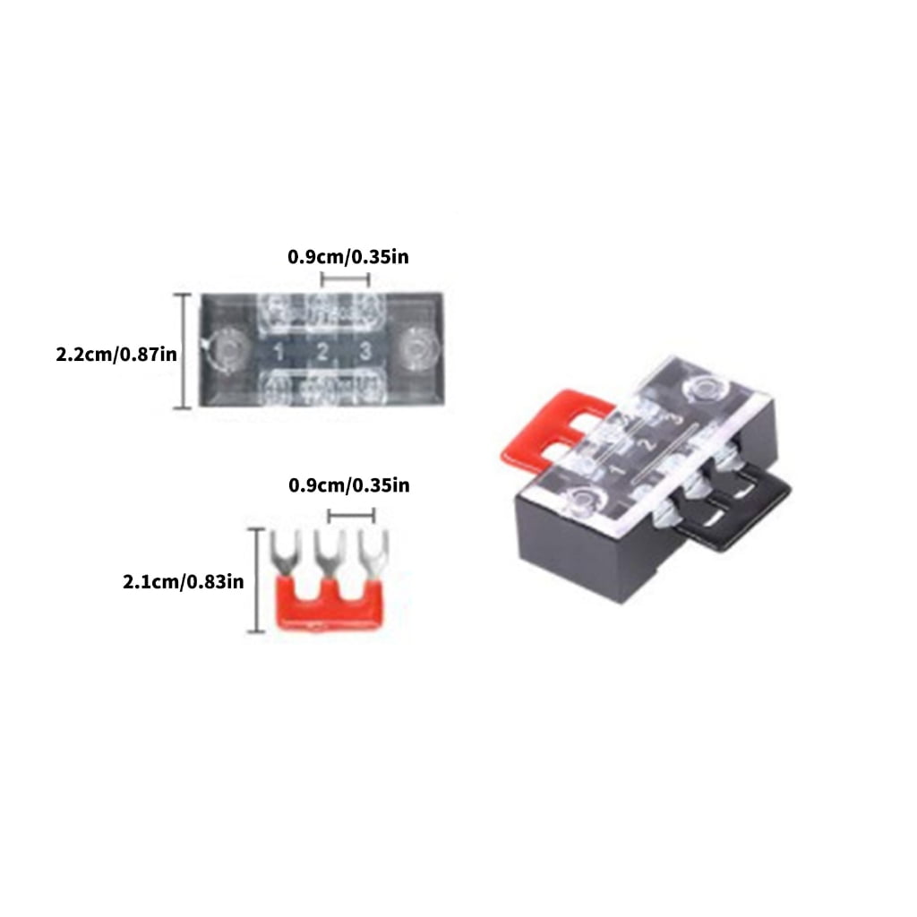Zeiwohndc 124pack Universals Electrical Terminals Block 600V 15A Homes Terminals