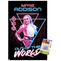 Disney Zombies 3 - Addison Out Of This World Wall Poster with Push Pins, 14.725" x 22.375"