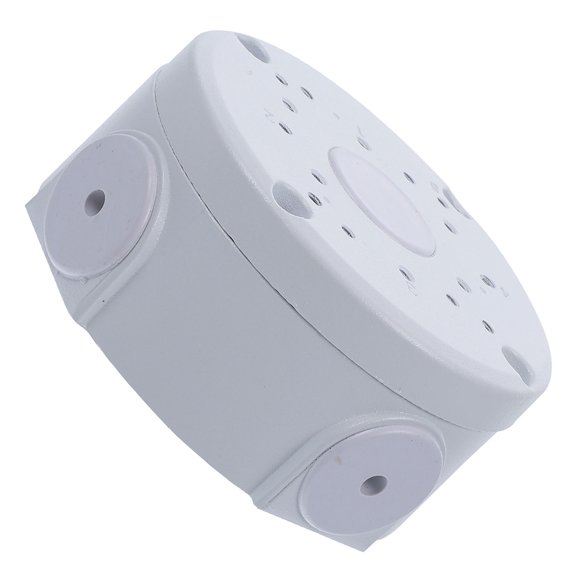 Raindrops Security Camera Junction Boxes Mount Bracket Aluminum Junction Box Waterproof Hide Cable Junction Box For Security Camera Wall Ceiling 12cm