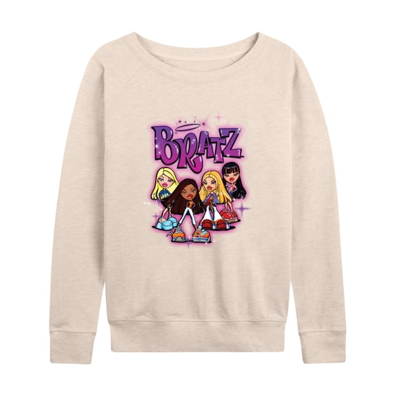 Bratz - Classic Cartoon Dolls - Women's Lightweight French Terry Long Sleeve Shirt