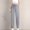 Gray, variant on Azrian Pants for Women,Womens Plus Size Pants Summer Fashion Ice Silk Bundle Feet High Waist Pocket Casual Trouser