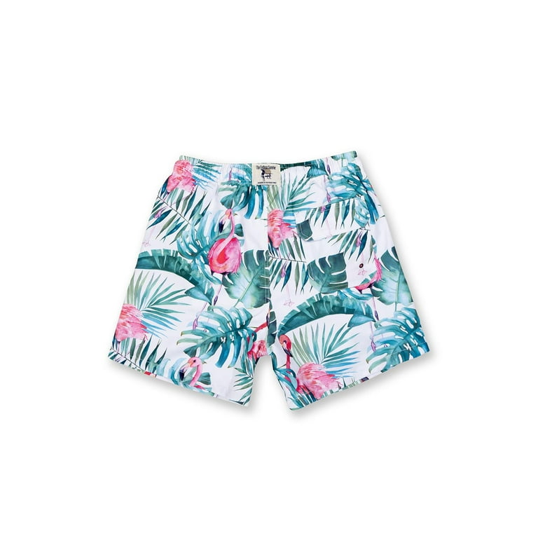 Boys Swim Trunks Elastic Swimwear Shorts with Fun Designs