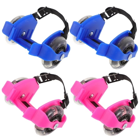 FRCOLOR 2 Pairs Beginner Skating Shoe Kids Roller Skates