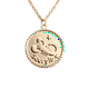 thumbnail image 1 of Collar para Mujer de Horóscopo LuckyLy, Acero Inoxidable con Baño de Oro 18k y Dije de Signo Zodiacal, Modelo Astra dorado UNITALLA, 1 of 8